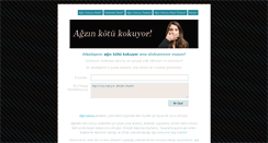 Desktop Screenshot of agzinkotukokuyor.com