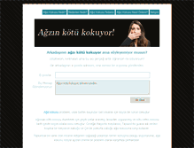 Tablet Screenshot of agzinkotukokuyor.com